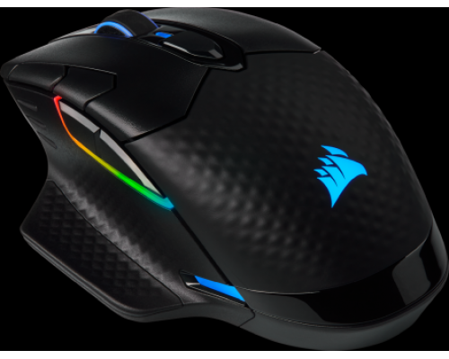 Игровая мышка Corsair Gaming™ CORSAIR DARK CORE RGB PRO, Wireless FPS/MOBA Gaming Mouse with SLIPSTREAM Technology, Black, Backlit RGB LED, 18000 DPI, Optical (EU version)