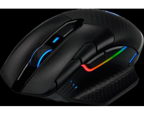 Игровая мышка Corsair Gaming™ CORSAIR DARK CORE RGB PRO, Wireless FPS/MOBA Gaming Mouse with SLIPSTREAM Technology, Black, Backlit RGB LED, 18000 DPI, Optical (EU version)