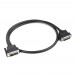 Кабель Greenconnect DVI-D 5.0m, черный, OD 8.5mm, 28/28 AWG, DVI/DVI, 25M/25M, GCR-DM2DMC-5.0m, двойной экран