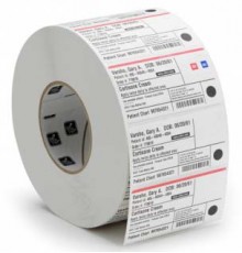 Лента Label, Paper, 102x76mm. Thermal Transfer, Z-Perform 1000T, Uncoated, Permanent Adhesive, 76mm Core (1890 labels per roll)                                                                                                                           