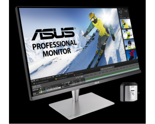 Монитор ASUS PA32UC-K 32'' Professional Monitor, 4K (3840 x 2160), IPS, Quantum Dot, HDR1000, UltraHD Premium, 384 zones local dimming, 99.5% Adobe RGB/95% DCI-P3, E 2, Thunderbolt 3, HDMI 2.0b, USB Type C, X-Rite i1 Display Pro