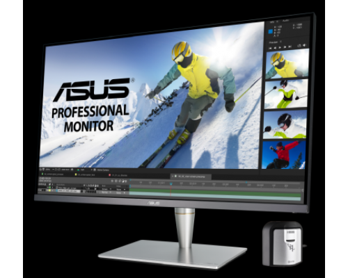 Монитор ASUS PA32UC-K 32'' Professional Monitor, 4K (3840 x 2160), IPS, Quantum Dot, HDR1000, UltraHD Premium, 384 zones local dimming, 99.5% Adobe RGB/95% DCI-P3, E 2, Thunderbolt 3, HDMI 2.0b, USB Type C, X-Rite i1 Display Pro