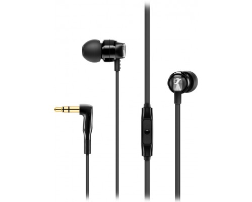 Наушники Sennheiser/ внутриканальные 17 – 21000 Гц 1,2м, угловой jack3,5мм, 118дБ микрофон, комплект ушных адаптеров (XS/S/M/L), чехол, черные