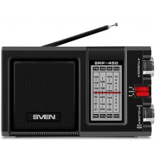 Портативная акустическая система АС SVEN SRP-450, черный (3 Вт, FM/AM/SW)                                                                                                                                                                                 