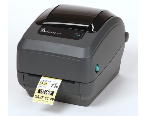 Принтер для этикеток TT Printer GK420t, 203 dpi, Euro and UK cord, EPL, ZPLII, USB, Serial, Centronics Parallel