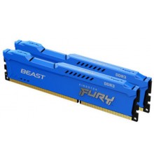 Оперативная память Kingston 16GB 1600MHz DDR3 CL10 DIMM (Kit of 2) FURY Beast Blue                                                                                                                                                                        