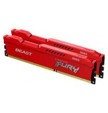 Оперативная память Kingston 16GB 1866MHz DDR3 CL10 DIMM (Kit of 2) FURY Beast Red                                                                                                                                                                         