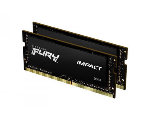 Память для ноутбука Kingston 16GB 2666MHz DDR4 CL15 SODIMM (Kit of 2) FURY Impact