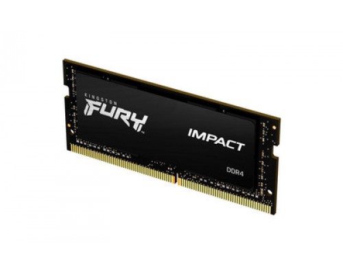 Память для ноутбука Kingston 16GB 2666MHz DDR4 CL15 SODIMM 1Gx8 FURY Impact