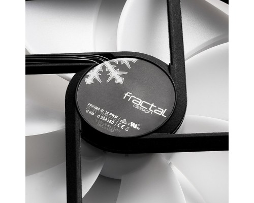 Комплект вентиляторов (3шт.) Fractal Design PRISMA AL-14 ARGB PWM 3-PACK / 140mm 3-pin 1000rpm 63.33cfm 19.4dBA / FD-FAN-PRI-AL14-PWM-3P