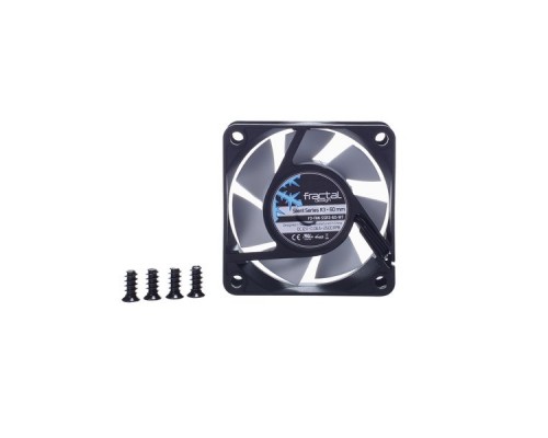 Вентилятор Fractal Design SILENT SERIES R3 60mm / 3-pin, 2500 rpm, 13.3 cfm, 20.6 dBA / FD-FAN-SSR3-60-WT