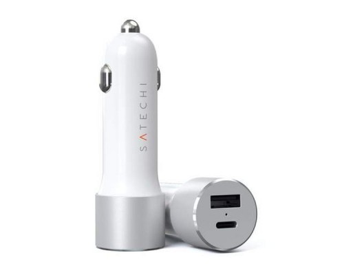 Зарядное устройство Satechi 72W Type-C PD Car Charger - Silver