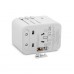 Зарядное устройство Moshi World Travel Adapter with USB-C and USB-A Ports - White