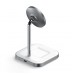 Зарядное устройство Satechi Magnetic 2-in-1 Wireless Charging Stand - Space Gray