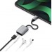 Переходник Satechi USB-C to Audio PD Charger Adapter - Space Gray