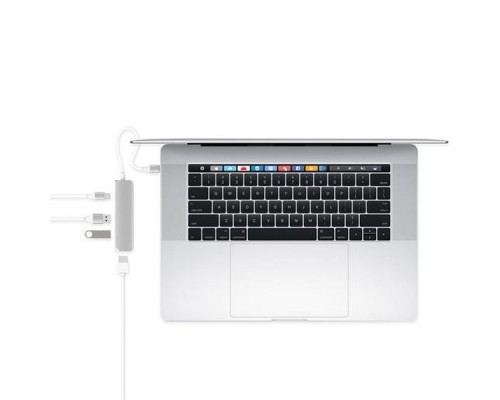 Разветвитель Hyper HyperDrive 4K HDMI 3-in-1 USB-C Hub for MacBook & USB-C devices - Space Gray