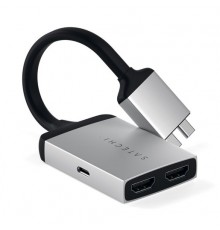 Переходник Satechi Type-C Dual HDMI Adapter - Silver                                                                                                                                                                                                      