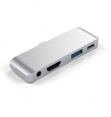Разветвитель Satechi Aluminum Type-C Mobile Pro Hub Adapter for iPad - Silver                                                                                                                                                                             