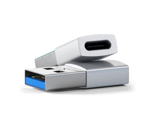 Переходник Satechi USB Type-A to Type-C Adapter - Silver