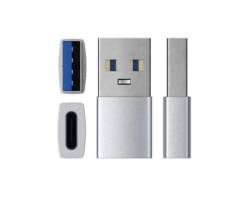 Переходник Satechi USB Type-A to Type-C Adapter - Silver