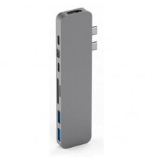 Разветвитель Hyper HyperDrive PRO 8-in-2 Hub for USB-C MacBook Pro/Air - Space Gray                                                                                                                                                                       