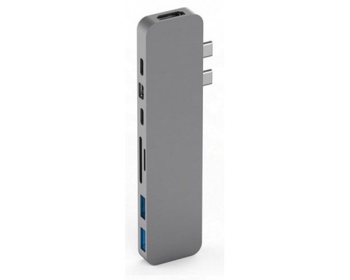 Разветвитель Hyper HyperDrive PRO 8-in-2 Hub for USB-C MacBook Pro/Air - Space Gray