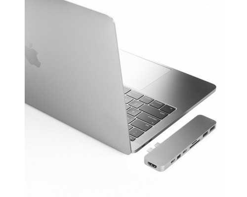 Разветвитель Hyper HyperDrive PRO 8-in-2 Hub for USB-C MacBook Pro/Air - Space Gray