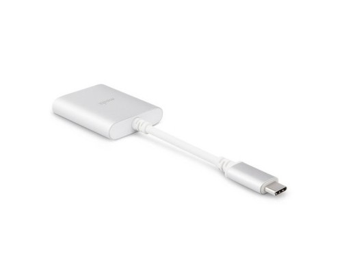 Разветвитель Moshi USB-C Digital Audio Adapter with Charging (Universal) - Silver