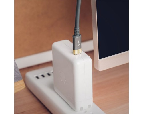 Кабель Moshi Monitor Cable USB-C to USB-C - Gray/Gold