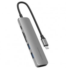 Разветвитель Hyper HyperDrive BAR 6-in-1 USB-C Hub for iPad Pro, MacBook Pro / Air - Silver                                                                                                                                                               
