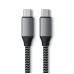 Кабель Satechi USB-C to USB-C Cable 10 inch - Space Gray