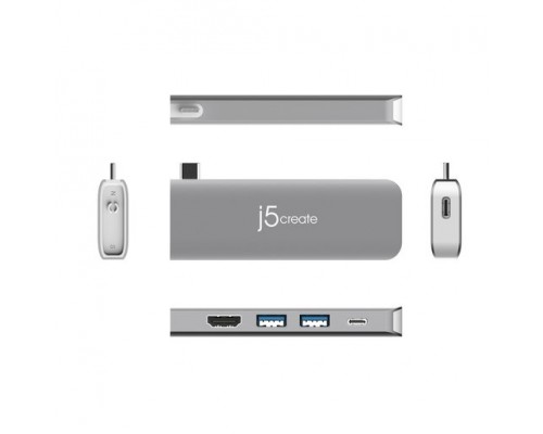 Разветвитель j5create ULTRADRIVE Kit USB-C Multi-Display Modular Dock