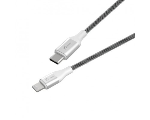 Кабель j5create USB-C to Lightning Cable - White