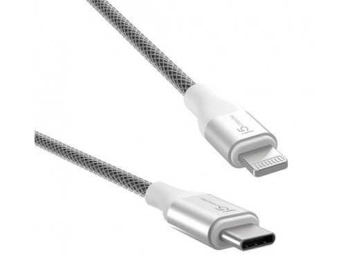 Кабель j5create USB-C to Lightning Cable - White