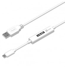 Кабель j5create USB Type-A 2.0 to USB-C Cable with OLED Dynamic Power Meter                                                                                                                                                                               