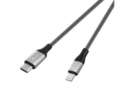 Кабель j5create USB-C to Lightning Cable - Black