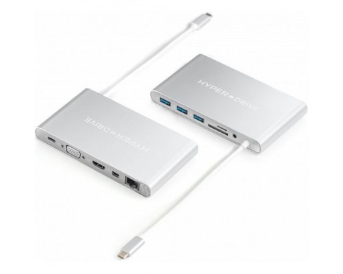 Разветвитель Hyper HyperDrive Ultimate USB-C Hub for MacBook, PC, USB-C Devices - Silver