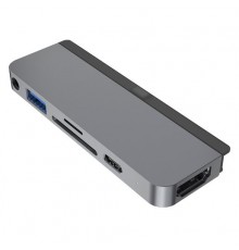 Разветвитель Hyper HyperDrive 6-in-1 USB-C Hub for iPad Pro - Space Gray                                                                                                                                                                                  