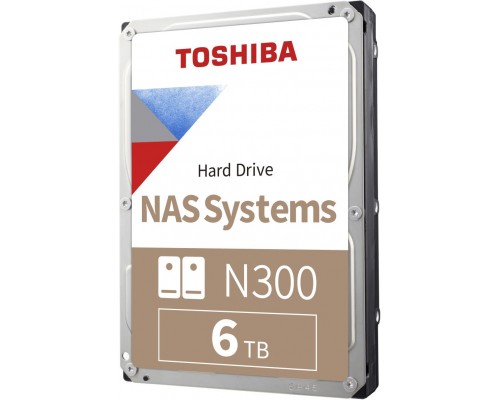 Жесткий диск HDD Toshiba N300 SATA3 6Tb 3.5