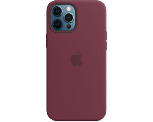 Чехол iPhone 12 Pro Max Silicone Case with MagSafe - Plum