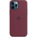 Чехол iPhone 12 Pro Max Silicone Case with MagSafe - Plum