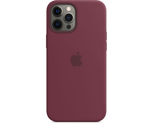 Чехол iPhone 12 Pro Max Silicone Case with MagSafe - Plum