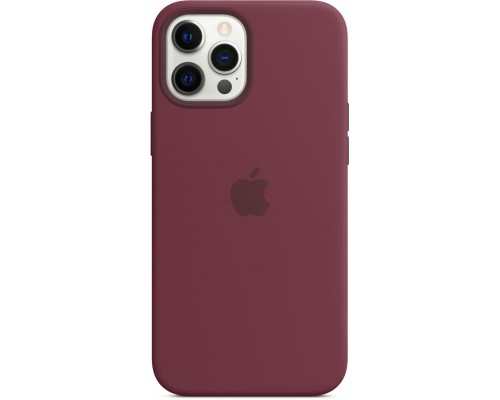 Чехол iPhone 12 Pro Max Silicone Case with MagSafe - Plum