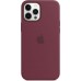 Чехол iPhone 12 Pro Max Silicone Case with MagSafe - Plum