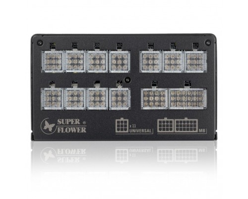 Блок питания Super Flower Power Supply Leadex Platinum, 1000W, ATX, 135mm, 10xSATA, 6xPCI-E(6+2), APFC, 80+ Platinum, Full Modular