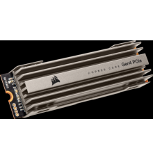 Твердотельный накопитель CORSAIR Force MP600 Core SSD 4TB, 3D QLC, M.2 (2280), PCIe Gen 4x4, NVMe, R4950/W3950, TBW 900                                                                                                                                   