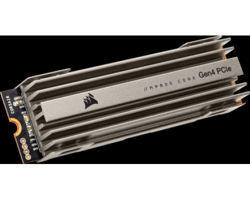 Твердотельный накопитель CORSAIR Force MP600 Core SSD 4TB, 3D QLC, M.2 (2280), PCIe Gen 4x4, NVMe, R4950/W3950, TBW 900