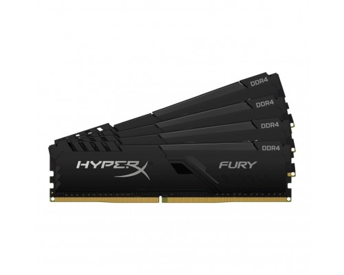 Оперативная память Kingston 128GB 3600MHz DDR4 CL18 DIMM (Kit of 4) HyperX FURY Black