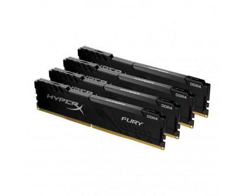 Оперативная память Kingston 128GB 3600MHz DDR4 CL18 DIMM (Kit of 4) HyperX FURY Black