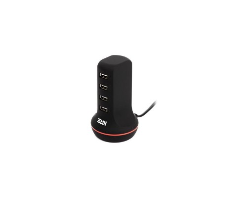 Зарядное устройство STM USB hub U4  4 USB  5B/6A black